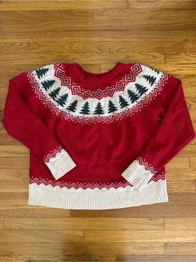 Kiel James Patrick XL Wool Christmas Tree Festive Sweater